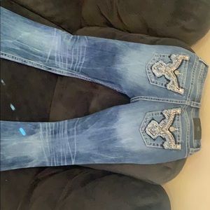 Boot cut miss me jeans mid rise